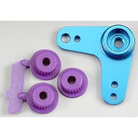 Aluminum CNC L Servo Arm, Blue: JR, AIR, HRC from JR Servos