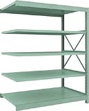 ＴＲＵＳＣＯ　Ｒ３型中量棚　１５００Ｘ９００ＸＨ１８００　５段　連結　5051908 R36595B