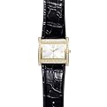 Merona Crystal Accent Rectangular Wristwatch - Black