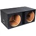 Atrend E10Dv B Box Series 10-Inch Dual Vented Enclosure with Divided Chambers