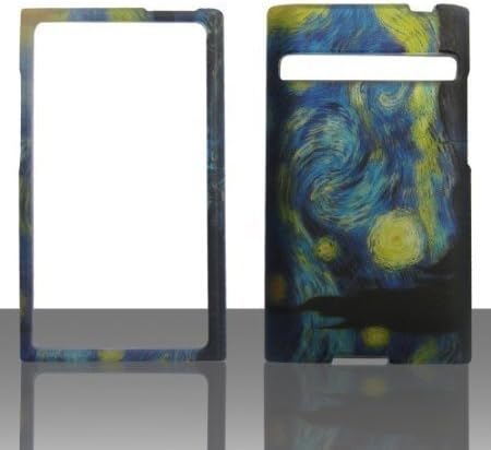 2D Blue Design LG Optimus Logic / Dynamic L38c / L35g (Straight Talk / Net 10) Case Cover Phone Snap on Cover...