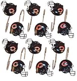 Chicago BEARS NFL Set Bathroom Shower Curtain Hooks Rings