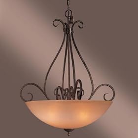 Minka 724-355 Caspian 4 Light Pendant, Golden Bronze by Minka