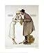 Antique Dealer by Norman Rockwell. Size 12.86 inches width by 15.96 inches height. Hi...