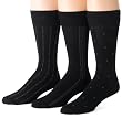 Nautica Men's 3-Pack Bamboo Fancy Pattern Sock