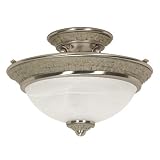 Nuvo Lighting Rockport Milano Semi-Flush Ceiling Light