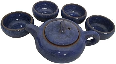 Exquisite Glazed 5 PCS Ceramic Tea Set
