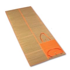 Strandmatte mit integrierter Baumwolltasche - orange - Ma�e: ca. 70 x 175 cm