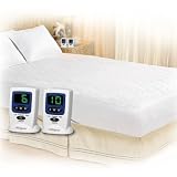 Beautyrest Cotton Rich Heated Mattress Pad - White - Queen by 