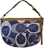 Coach Denim Canvas Hobo Bag 12190B4DE