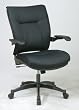 Deluxe Black Mesh Managers Chair With Cantilever Arms And Gunmetal Finish Base By Office Star