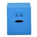 Blue Face Coin Bank Motion Sensored Piggy Bank