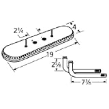 Burner Asmby, Ovl Twn 2.25 , Alm Stl, 19 X 4; Arkla, Chg, Sun