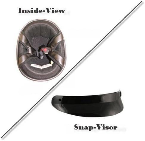 Brogies Bikewear NFL Denver Broncos Motorcycle Three Quarter Helmet (Blue, X-Small)