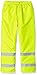 MCR Safety BMRCL3LPX2 Luminator Class 3 Insulated Polyester Bomber Pant with Elastic Waist and 3M Reflective Strip, Fluorescent Lime Green, 2X-Large