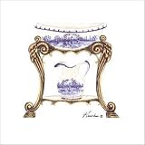Washstand Display 9 Art Poster Print by Consuelo Gamboa, 4x4