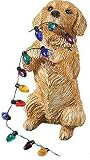 Golden Retriever Holiday / Christmas Ornament Sandicast