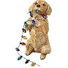 Golden Retriever w/lights ornament Sandicast