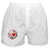 Artsmith, Inc. Boxer Short (Shorts) I Love Baseball - Medium
