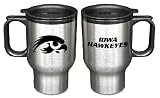 Iowa Hawkeyes Stainless Steel Travel Mug (Set of 2)