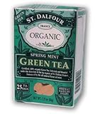Organic Green Tea Spring Mint - 25 - Bags