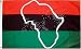 African American Heritage (Map)Flag - 3 foot by 5 foot Polyester (NEW)