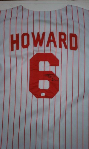 Ryan Howard Signed Authentic Phillies Jersey