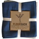 Now Designs Set of 3 Floursack Towels, Light Taupe Series