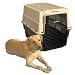 Remington Plastic Kennel, Extra Large, 40-Inch L by 27-Inch W by 30-Inch H, Beige/Green