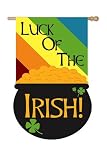 Irish Pot of Gold Flag (Garden Size)