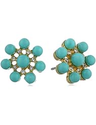 Carolee "Little Surfer Girl" Button Earrings