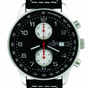 Zeno Master Pilot Chronograph Bi-Compax Replica Ref. P557 BVD CBSB-SV, Zeno-Watch Basel Watches, Mens Watches,Mens Zeno-Watch Basel Watches