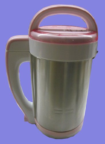 KITCHENMaid Automatic 6-IN-1 Stainless Steel Soy Milk Maker/Juicer - FREE 4oz Bag of Soy Beans