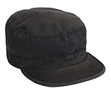 Vintage Black Fatigue Cap, Available in 5 sizes