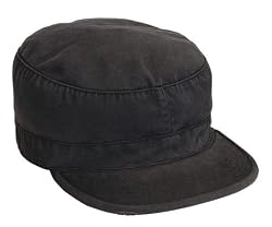 Ultra Force Vintage Black Fatigue Cap