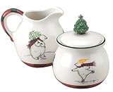 Pfaltzgraff Snow Bear Sugar and Creamer Set