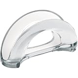 Guzzini GU-2490.00-00 Mirage Napkin Holder, 7-1/4 by 3 by 4-Inch, Clear
