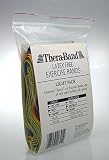 Thera-Band Latex-Free Exercise Band Pack - 1 Thin/1 Med/1 Heavy - 4 in. X 6 ft. ea.