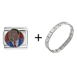 Dr. Martin Luther King, Jr. Italian Charm Bracelet