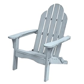 Cottage Classics Folding Adirondack Chair - Blue by