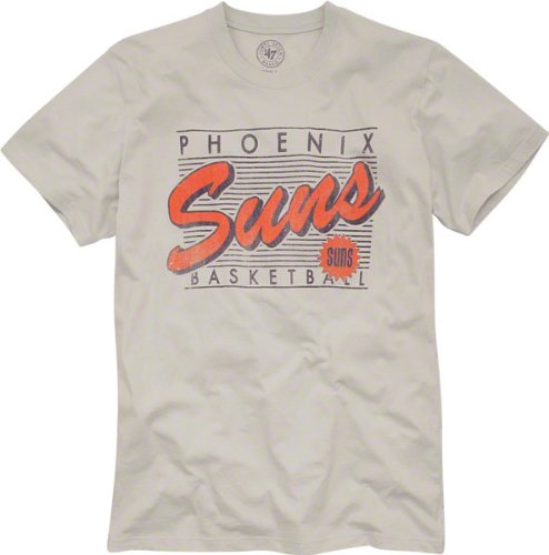 Phoenix Suns '47 Brand Vintage White Between The Lines Vintage Tee