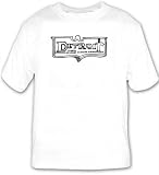 T-shirt with black and white, Michigan, Detroit, sign, banner, advertisement