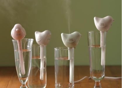 ミストで乾燥対策！ パーソナル 超音波加湿器 BIRD STICK BDE009-BE ベージュ かわいい小鳥モチーフ BRUNO ブルーノ