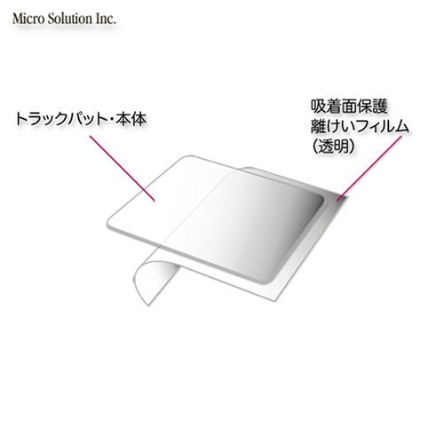 Cover image : トラックパッドフィルム・アクリル吸着・TrackPad Slick Film #501AFGG for MacBook Pro, MacBook 13.3