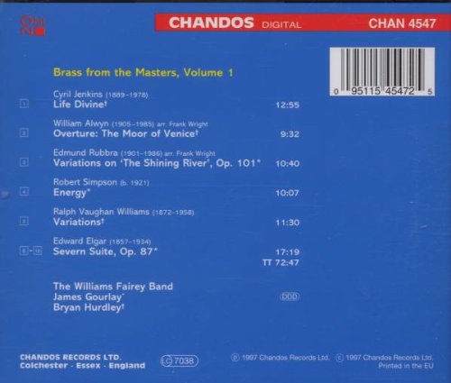 Cover image : Brass From the Masters 1