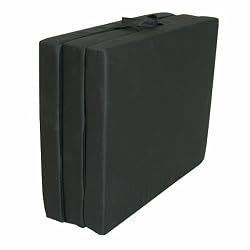 Trifold Hide-A-Mat Jr. Twin 31" Black By Elite Furniture