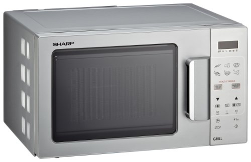 Sharp R667IN-A Grill-Kompakt-Mikrowelle / 800 Watt / Grill 1000 Watt / 20 L Garraum