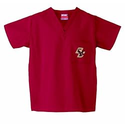 Boston College Eagles NCAA Classic Scrub 1 Pocket Top (Crimson)