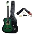 Beginner 38 Green Acoustic Guitar with Accessories