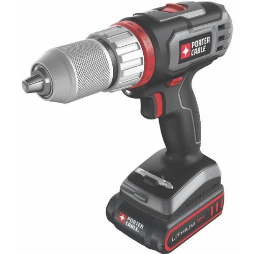 Porter-Cable PCL180DRK-2 18-Volt Lithium Cordless Drill Kit
